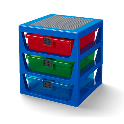 LEGO Iconic Storage Rack 3 Drawer Organizer Toy Storage