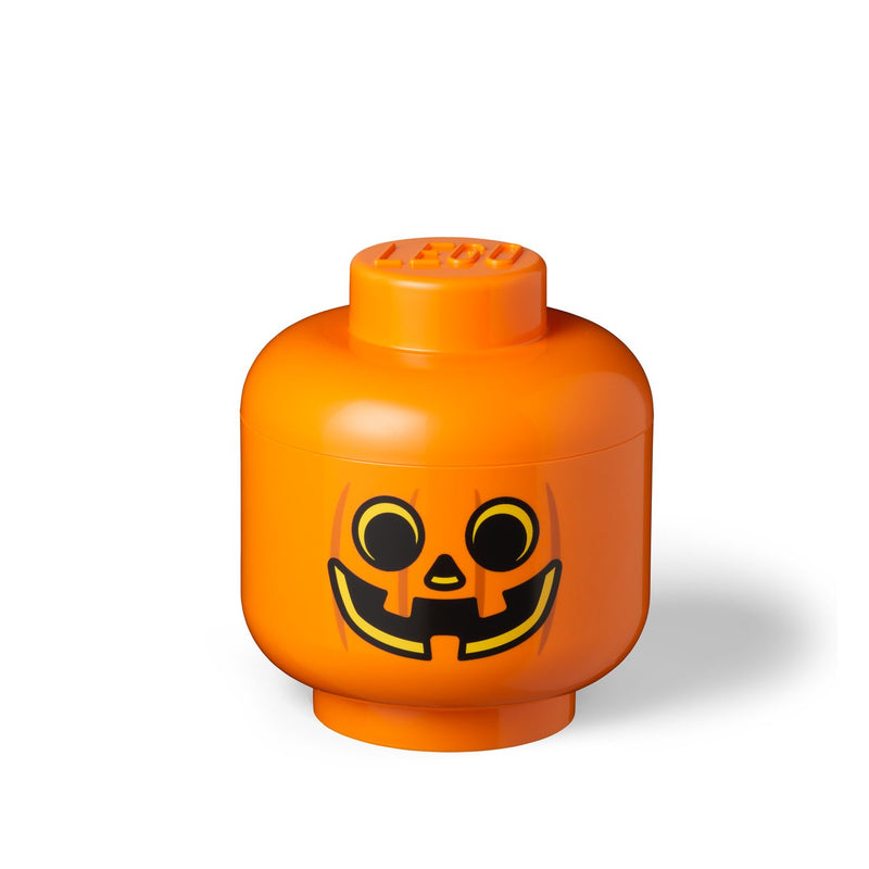 LEGO pumpkin storage head large UK version