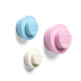 Wall Hanger Set White Light Blue Pink