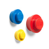 Lego Lego Red Blue Yellow Stud Wall Hanger Set- Buy online at McGrocer
