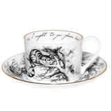Rory Dobner Alice in Wonderland Cheshire Cat teacup and saucer - British product