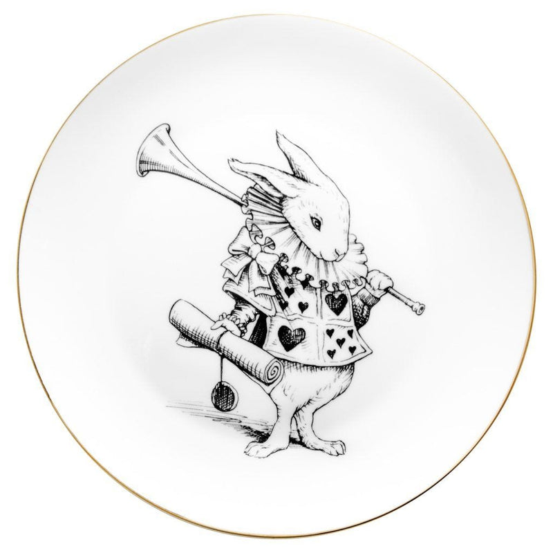 Rory Dobner Alice in Wonderland White Rabbit plate, medium - British product