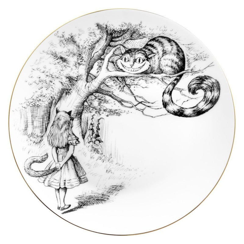 Rory Dobner Cheshire Cat plate large (British brand)