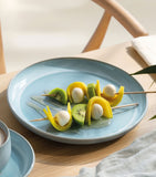 Villeroy & Boch porcelain Perlemor Aqua plate 24cm (British brand)