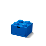 LEGO 4-Stud Desk Drawer Blue plastic storage - British product