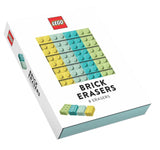 Lego LEGO Brick Erasers 4 Colours 8 Pack- Buy online at McGrocer