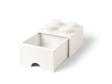 Lego LEGO 4-Stud Brick Drawer White Storage Container- Buy online at McGrocer