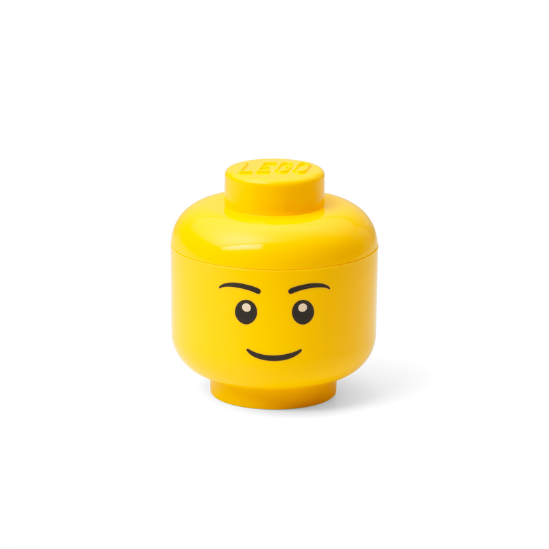 Mini Storage Head Boy Bright Yellow