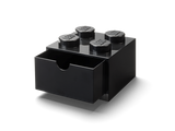Lego 4-Stud Desk Drawer - Black- Buy online at McGrocer
