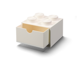 Lego LEGO 4-Stud Desk Drawer Storage Brick White- Buy online at McGrocer
