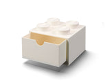 LEGO 4-Stud Desk Drawer Storage White (British brand)