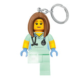 Lego LEGO Female Nurse Key Ring Light 7cm- Buy online at McGrocer