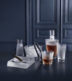 Lalique Wingen glass ice bucket, UK version