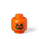 LEGO Storage Head Small Pumpkin Plastic Container (British brand)