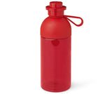 LEGO Hydration Bottle red 500ml with brick-style cap (British brand)
