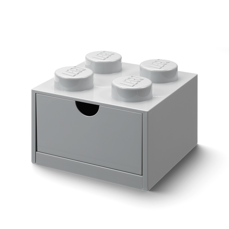 4-Stud Desk Drawer - Gray