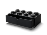 8-Stud Desk Drawer - Black