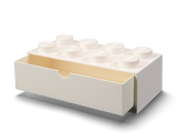 8-Stud Desk Drawer – White