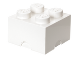Lego LEGO 4-Stud Storage Brick White Plastic Storage Container- Buy online at McGrocer