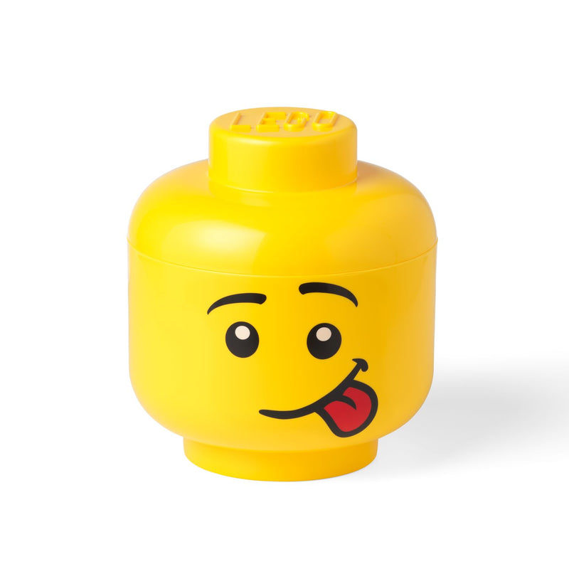 LEGO Storage Head Large Silly shape brick container (British brand)
