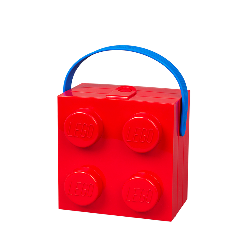 Box with Handle - Red