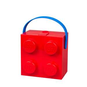 Box with Handle - Red