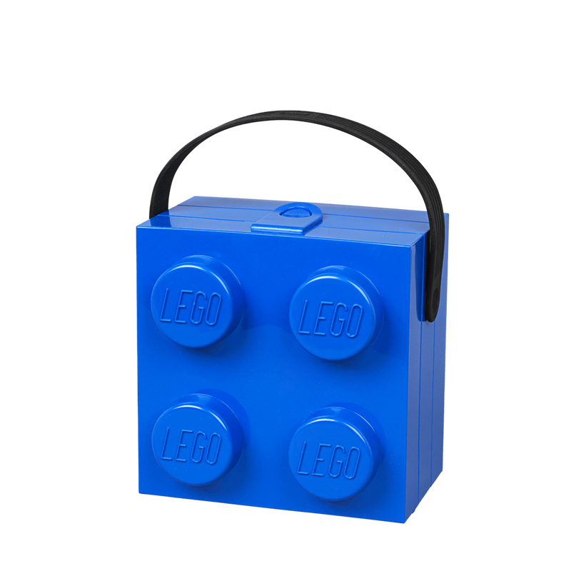 Box With Handle Blue