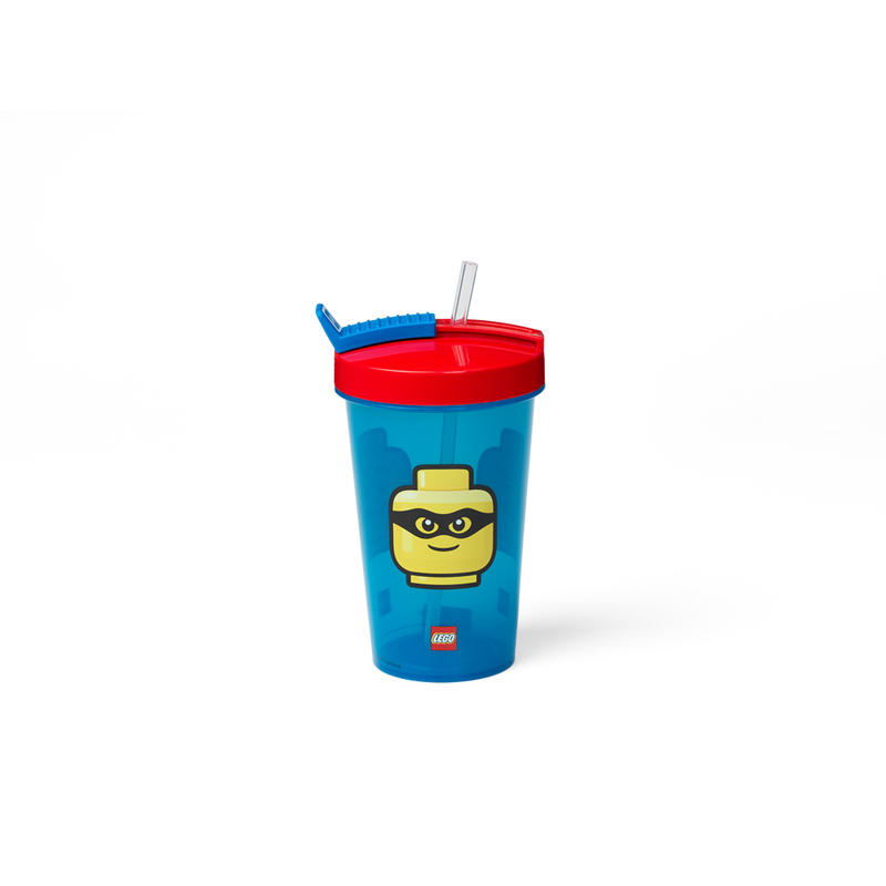 Tumbler With Drinking Straw