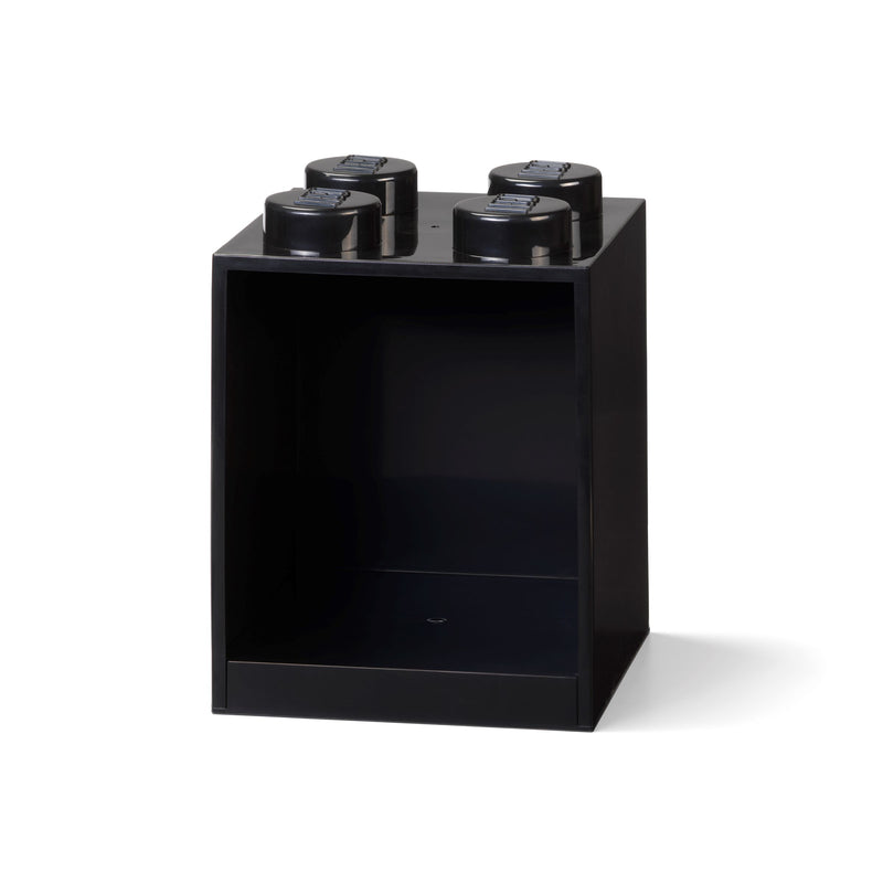4-Stud Brick Shelf - Black