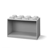 8-Stud Brick Shelf – Gray