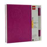 Lego LEGO Notebook Gel Pen Violet Stationery Set 15cm- Buy online at McGrocer