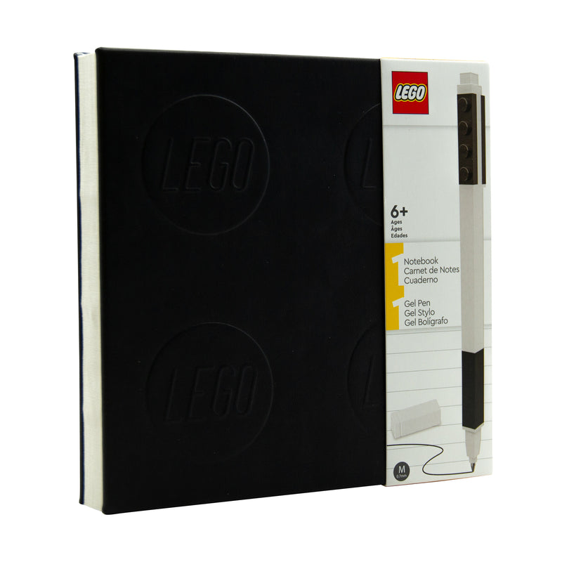 LEGO notebook black gel pen set 15 cm, imported from the UK
