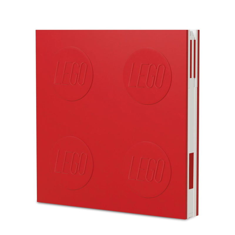 LEGO Locking Notebook Red Set 15cm square, UK version
