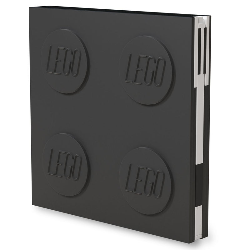 LEGO Locking Notebook Gel Pen Black 15cm, UK version