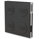 LEGO Locking Notebook Gel Pen Black 15cm, UK version