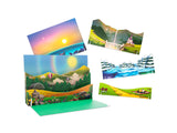 LEGO Nature Play Scene cardboard backdrop (British brand)