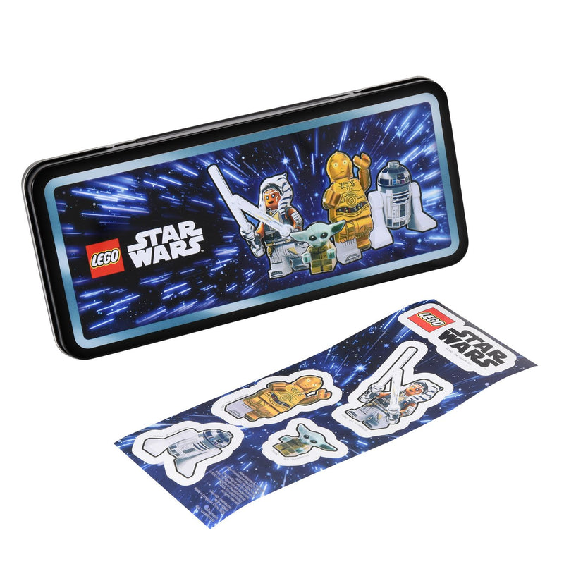 LEGO Star Wars pencil box with stickers (British brand)