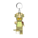 LEGO Triceratops costume key light with LED lights, UK version