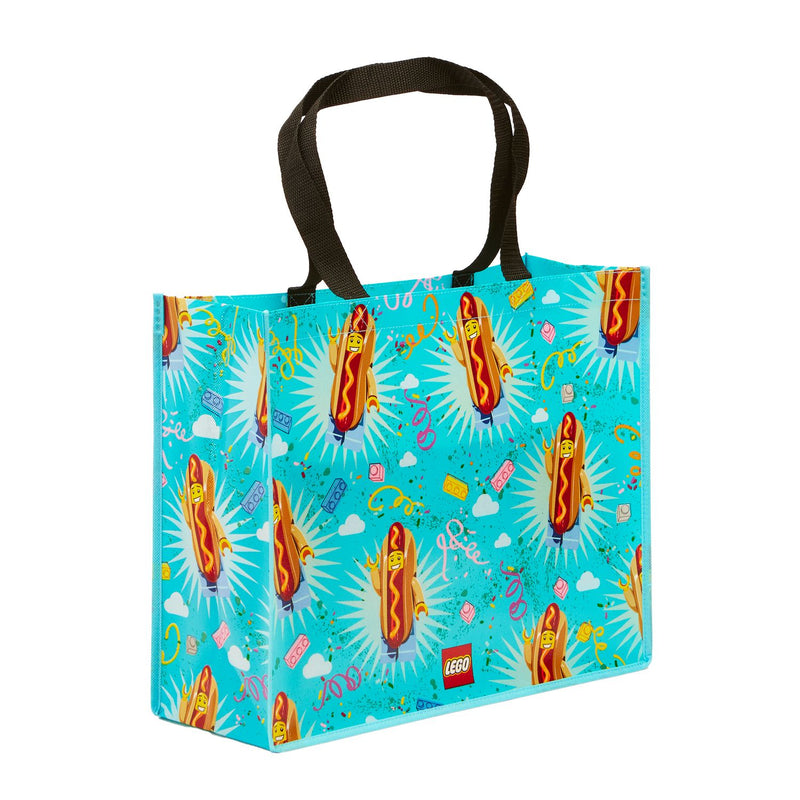 LEGO Hot Dog Guy Polyester Tote Bag 40cm, UK version