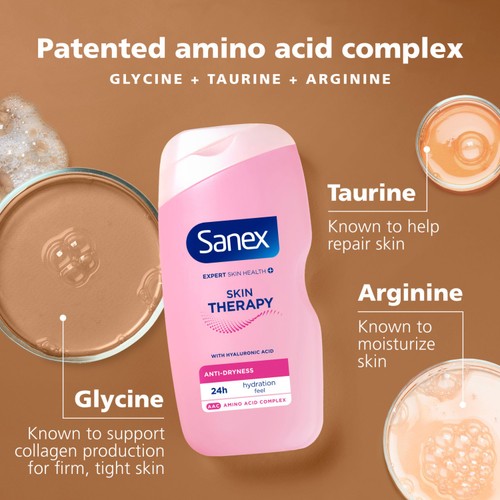 Sanex Skin Therapy Anti-Dryness Body Wash Shower Gel 450ml