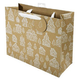 Gingerbread Large Christmas Gift Bag