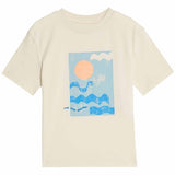 M&S Boys Pure Cotton Wave Graphic T-Shirt 3-4 Years Neutral