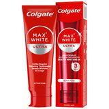 Colgate Max White Ultra Active Foam At Home Teeth Whitening Toothpastee