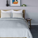 MS Circle Star Bedding Set King Size Grey