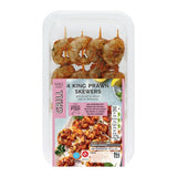 MS Grill 4 King Prawn Skewers with Nduja Marinade