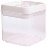 M&S 1L Square Flip-TightKitchen Storage, White Mix