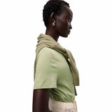 M&S Pure Cotton T-Shirt, 14, Fern Green