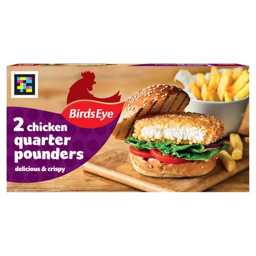 Birds Eye 2 Chicken Quarter Pounders