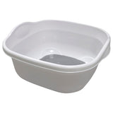 M&S Addis Premium Soft Touch Washing Up Bowl White / Grey Kitchen Sink Bowl- Buy online at McGrocer