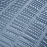 Catherine Lansfield Seersucker Double Duvet Set Lansfield Blue